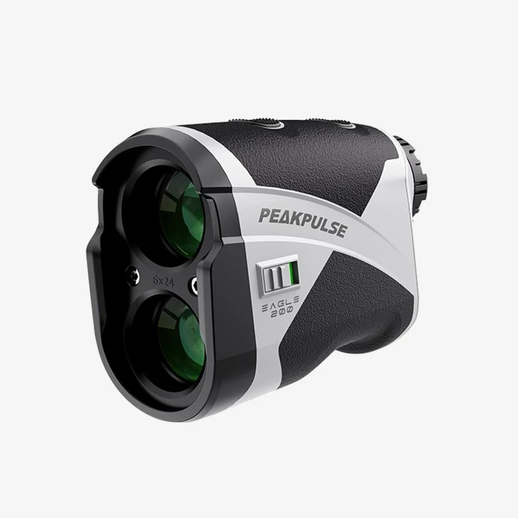 Golf-Laser-Entfernungsmesser 7 Grad Super Wide FOV mit hochpräziser Flaggenmast-Sperr-Vibrationsfunktion Slope-Modus Kontinuierlicher Scan